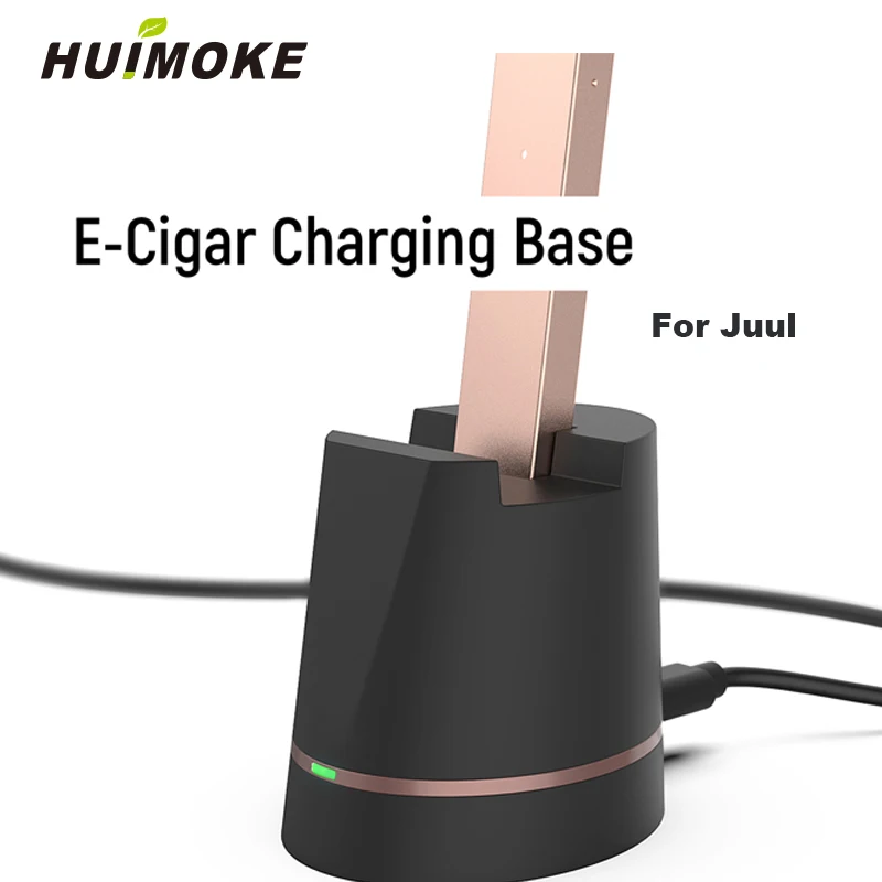 

E-Cigarette Charging Base Holder Portable Chargers For JUUL With W LCD Charging Indicator For JUUL Dropship
