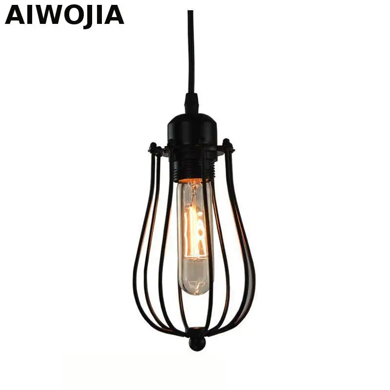 

ASCELINA LED Pendant light Edison light bulb loft American country pendant lamp lighting industry Vintage iron Lamps for home