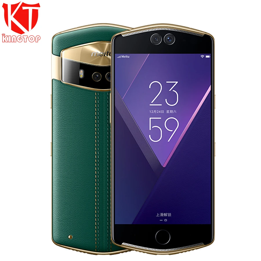 Оригинальный мобильный телефон Meitu V6 6 ГБ ОЗУ 128 Гб ПЗУ MT6799 Deca Core 5 дюймов Двойная