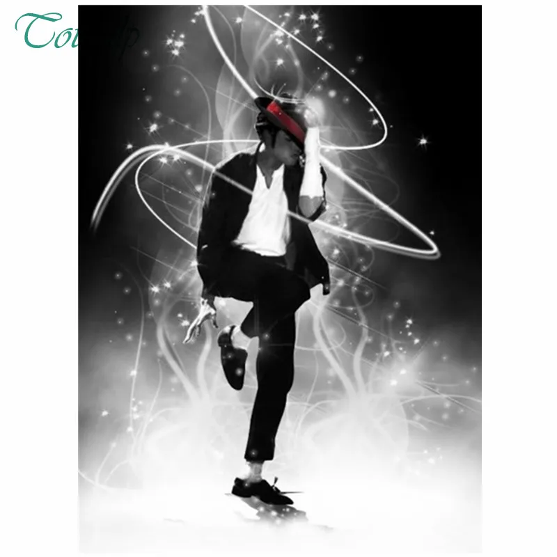 

Square/Round Michael Jackson Drill 5D DIY Diamond Painting round&square Rock Diamond Embroidery Cross Stitch Mosaic Needlework"
