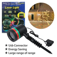 Outdoor Christmas Laser Projector Sky Star Stage Spotlight Shower Landscape Garden Wedding Lawn Light RG Decoration Holiday