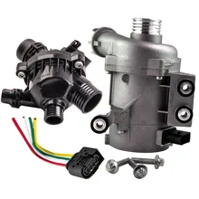 Bomba de Água Do Motor elétrico e Termostato Kit Para BMW X3 X5 11517586925