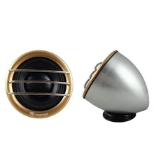 Som Automotivo 100W Super de cúpula de seda de altavoces de rango medio de la energía del coche de fuerte bocina domo de gama media del coche de Metal de alta calidad