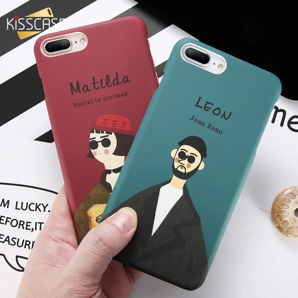 KISSCASE Hard Cases For iPhone X XS Max XR luxury Black Red Fashion Cover 7 8 6 6S Plus 5 5S SE Capa Fundas Coque |
