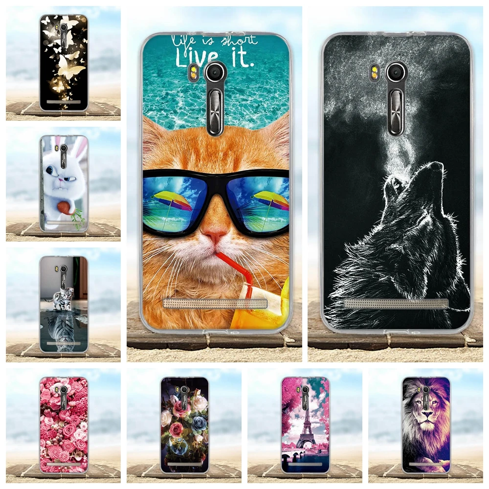

For Asus Zenfone Go ZB551KL Case Ultra Thin Soft Silicon TPU Cover 3D Cute Funda For Asus zenfone Go TV G550KL 5.5'' Phone Cases