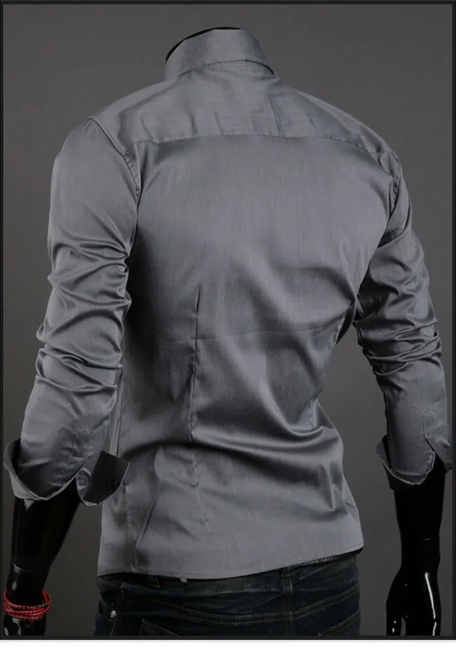 Популярные мужские рубашки, мужские рубашки, мужские повседневные стильные рубашки с длинным рукавом, размер M-XXL, 10 цветов, 30