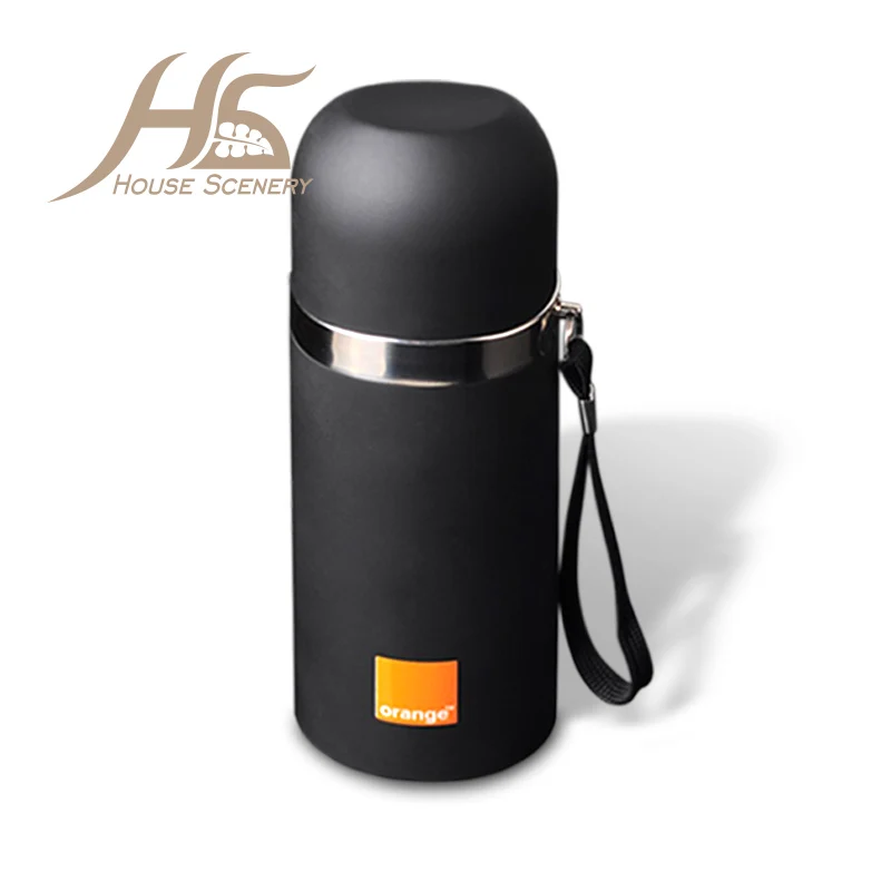 House Scenery Drinkware Stainless Steel Portable Thermos Cup Vacuum