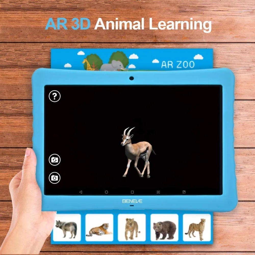 Pаспродажа Россия, Испания, склад, корабль, Детский планшетный ПК, 10,1 дюймов, Full HD дисплей, Android 7,0, 2 ГБ + 32 ГБ, двойная камера, 2 Мп + 5 МП, Bluetooth, Wi Fi