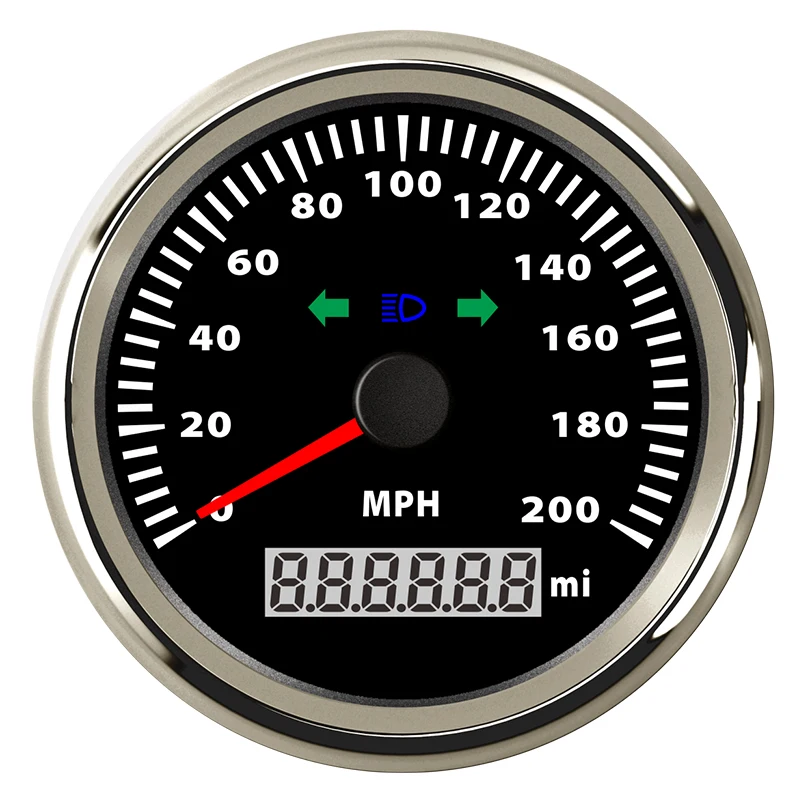 Цифровой лодочный автомобильный измеритель скорости 120 200 kmh измеритель скорости Подходит для Honda Golf Car Лодка IP67 водонепроницаемый