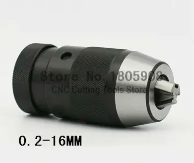 

Taper B18, 0.2-16mm Medium-sized keyless drill chuck closefisted drill chuck, accuracy: less than 0.1mm