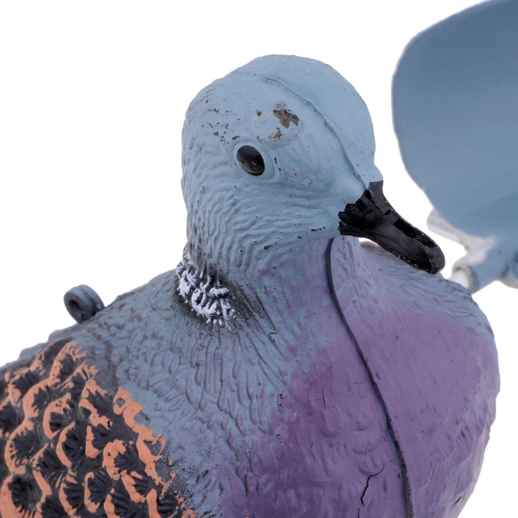 Non-toxic Lightweight 3D Lifelike Flying Plastic Pigeon Bird Outdoor Hunting Decoy Garden Decoration Ornament Pests Control