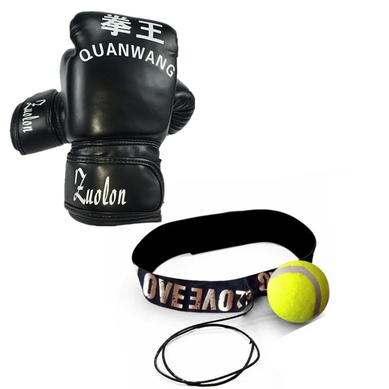 Боксерские перчатки Kickboxing Guanti MMA тренировка, бой пробивая тренировочные перчатки Муай Тай Удар Мяч на резинке для боксирования