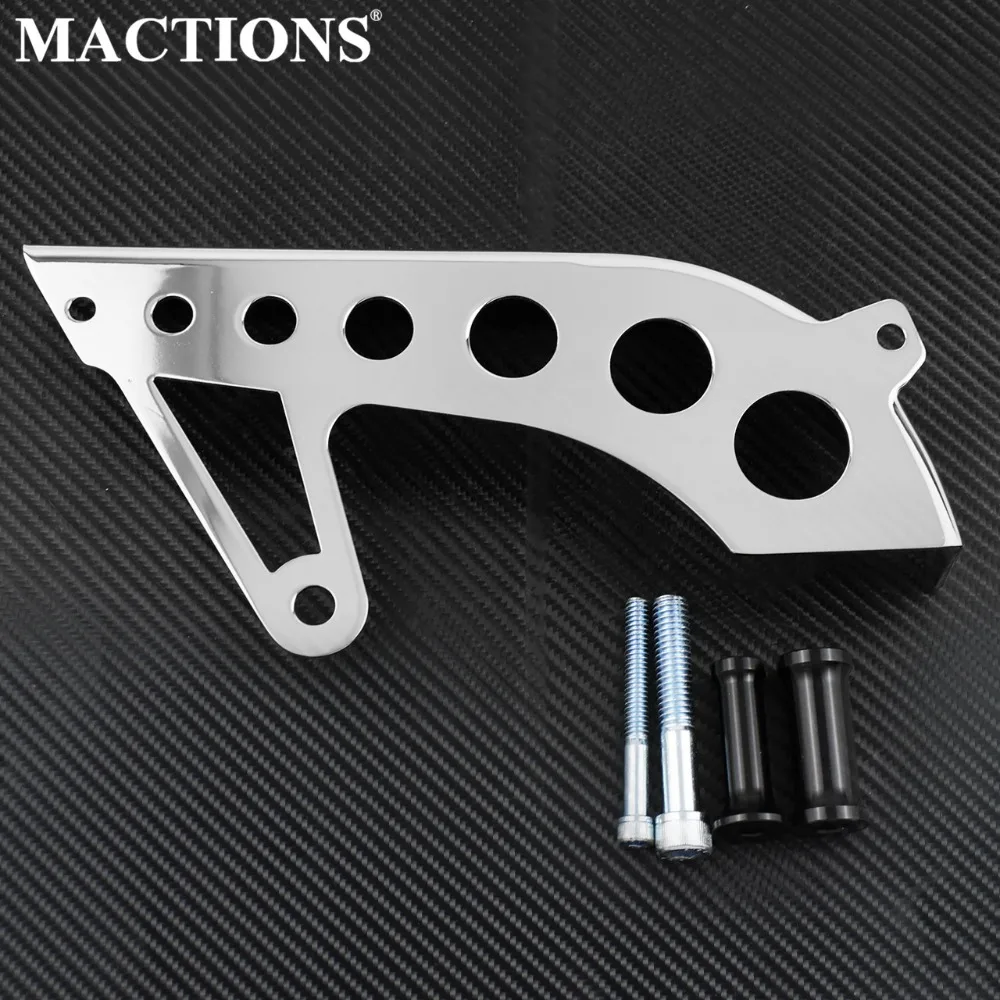Chrome Countershaft Front Pulley Guard Drive Cover Motorcycle Front
