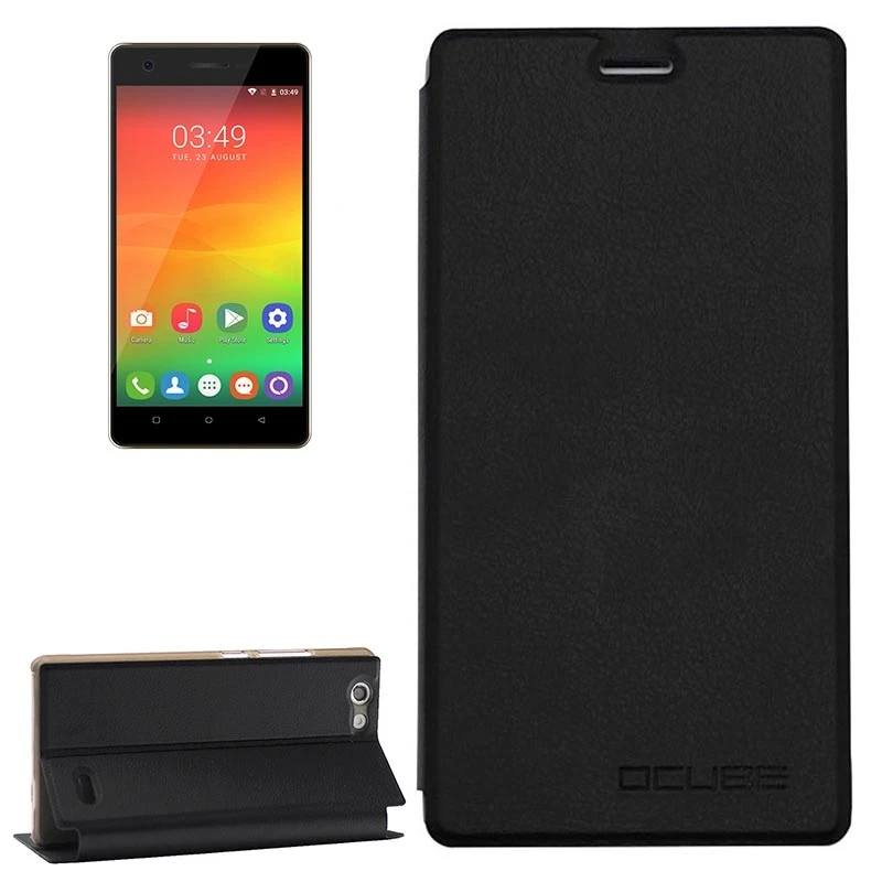 Чехол OCUBE OUKITEL C4 кожаный чехол-книжка с горизонтальной текстурой и держателем |