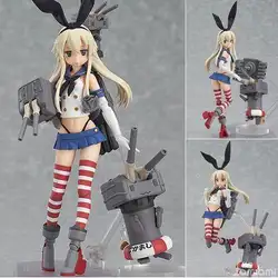 Новое поступление аниме Kantai коллекция Shimakaze Figma 214 ПВХ фигурка Модель Кукла игрушка 15 см лучший подарок