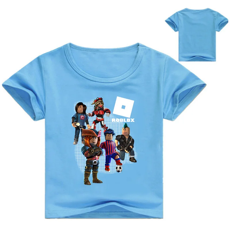 Children Roblox Game T Shirt Clothes Boys Summer Clothing - boys clothing roblox