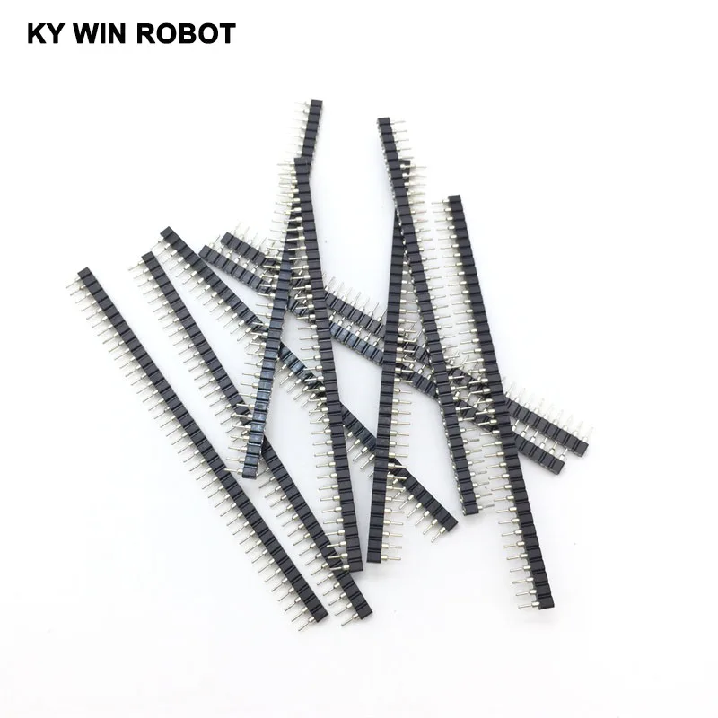 5 шт. 1x40 контактный 2 54 круглый гнездовой штырьковый коннектор|female pin header|connector