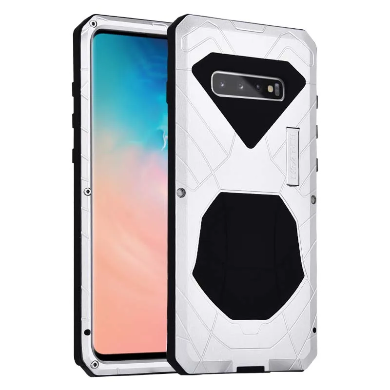 

For Huawei Honor20 Honor20Pro Hard Aluminum Metal Tempered Glass Screen Protector Cover Heavy Duty Protection Silicon KS0252