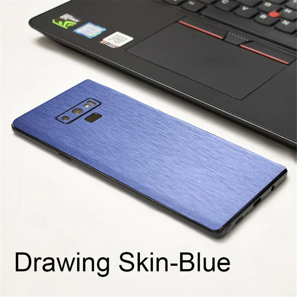 Back Cover Film For Samsung Galaxy Note 9 8 LeatherCarbon FiberWood Skins Protective Sticker For Samsung S9 S8 Plus Note 9 8 (20)