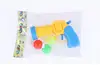 iWish Shooting Toy Elastic Table Tennis Gun Friction Power Kids Child Interest plastic Pistol Sports Hunting Toys For Children 6