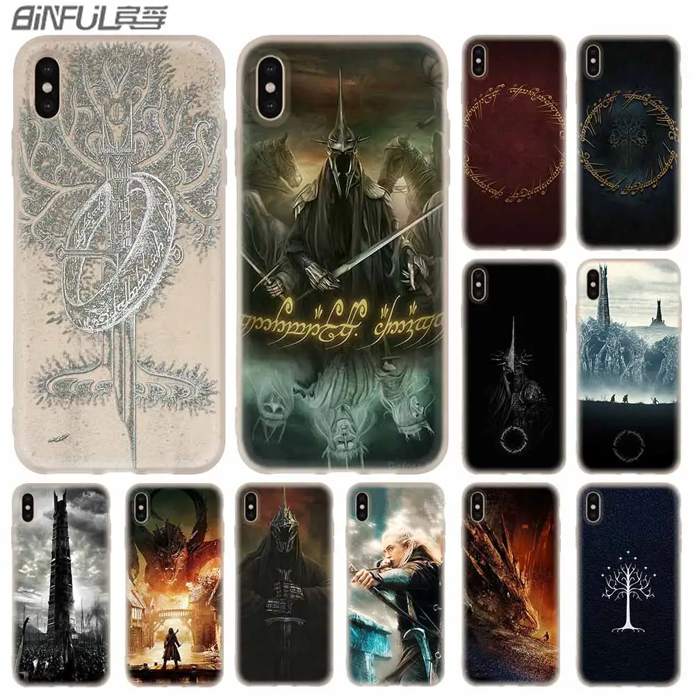 

The Lord of Rings Hobbit Cover Case Silicone soft for iPhone X 11 Pro XS Max XR 6 7 8 Plus 5 4 S 5.8 6.1 6.5 Phone Cases