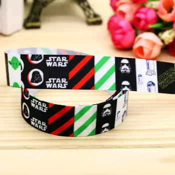 

7/8'' Free shipping printed grosgrain ribbon hair bow headwear party decoration wholesale OEM 22mm H5081