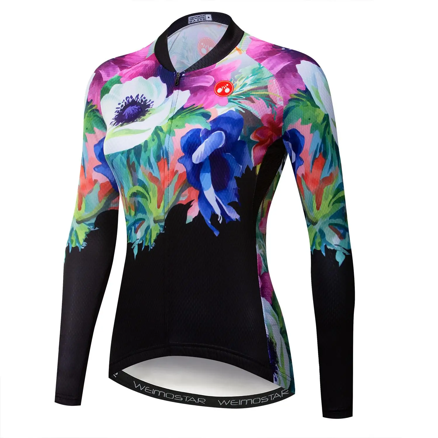 Велоспорт Джерси для женщин гоночный Спорт велосипедная одежда Pro Team осень с длинным рукавом дышащий MTB велосипед Джерси Цветок - Цвет: CD5753