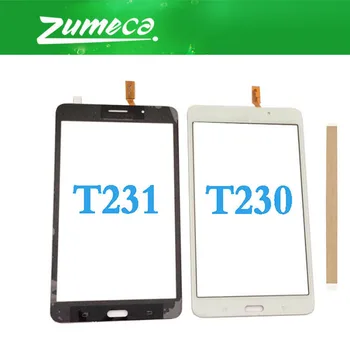 

10PC/Lot 7.0'' For Samsung Galaxy Tab 4 T230 SM-T230 SM-T231 Samsung T231 Touch Screen Digitizer Panel Lens Glass 2 Color+Tape