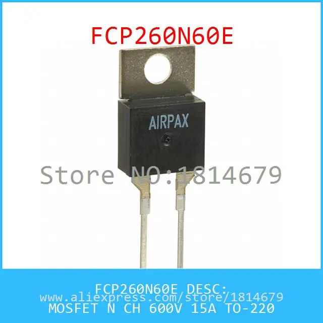 1 Шт./лот FCP260N60E К-220 MOSFET N CH 600 В 15А 260N60 FCP260N60 |
