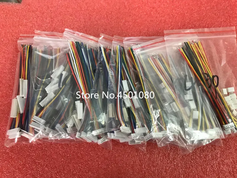 10 комплектов Mini Micro ZH 1,5 2/3/4/5/6/7/8/9/10 Pin JST разъем с 100 мм Длина провода, кабели