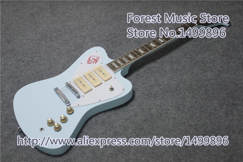 

China Custom Shop Blue Glossy Finish Three Pickups Suneye Electric Guitars Same As Pictures Free Shipping