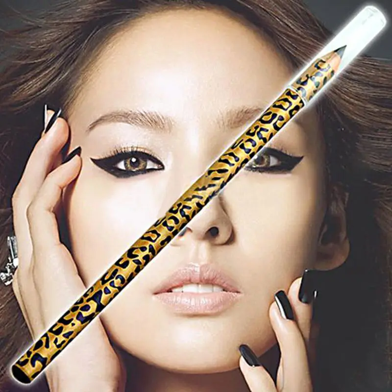 

2018 New Brand Waterproof Leopard Eyeliner Pencil Eyebrow Liquid Pen Cosmestic Tools Makeup Gel Accessories