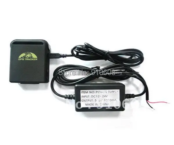 4 полосным TK102B gps трекер+ жесткий проводное зарядное устройство для автомобиля с фабрики по выгодной цене