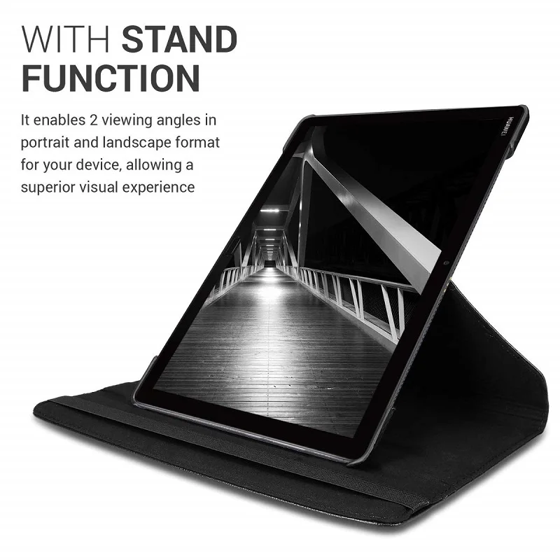 Для Huawei MediaPad M5 lite 10 чехол 360 Вращающийся Pu кожаный для Mediapad Lite 1 BAH2 W19/L09/W09 коксовое