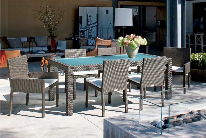 Garten Rattan Korbmobel Outdoor Moderne Hoch Zuruck Stuhle In