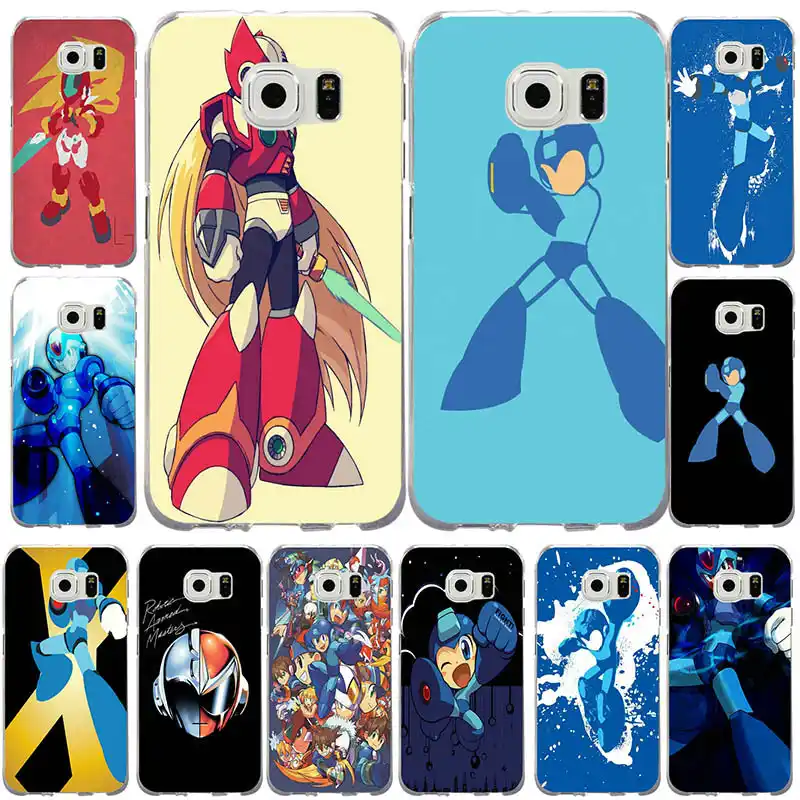 Fashion Megaman Mega Man X Rubber Soft Tpu Phone Cases For Samsung Galaxy S2 S3 S4 S5 Mini S6 S7 Edge S8 S8plus S9 S9plus Cover -