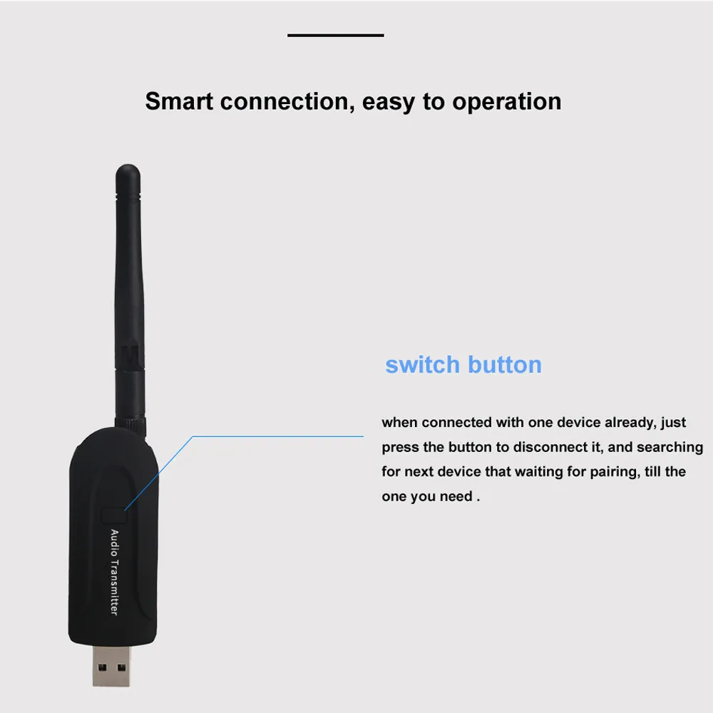 Bluetooth Wireless A2DP Audio Stereo Adapter Transmitter For TV DVD PC Laptop (4)