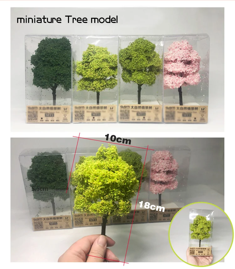 

miniature tree Model Sand Table for Railway Construction Landscape model DIY material