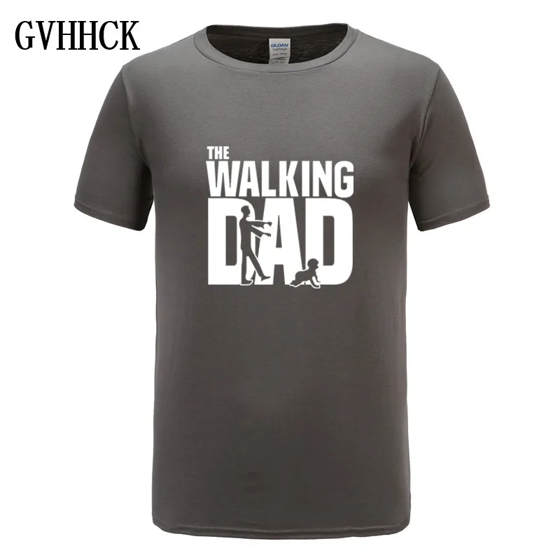 

The Walking Dad T Shirts Men Tops Casual Cotton Father's Day T Shirts Short Sleeve Men Funny Dad Gift T-shirt Tee 2019