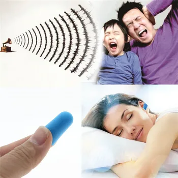 

5Pair Foam Ear Plugs Anti Noise Snore Reducer Reusable Earplugs For Study Sleep random color