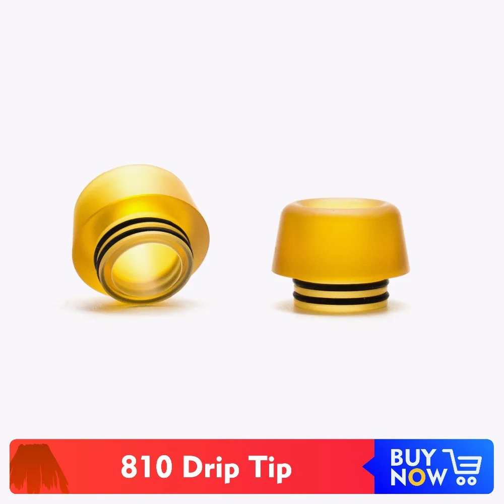 Quartz Banger PEI Gold Drip Tip for V8 V12 and 810 Atomizer Electronic Cigarettes Vaporizer Mouthpiece (2pcs/lot) |
