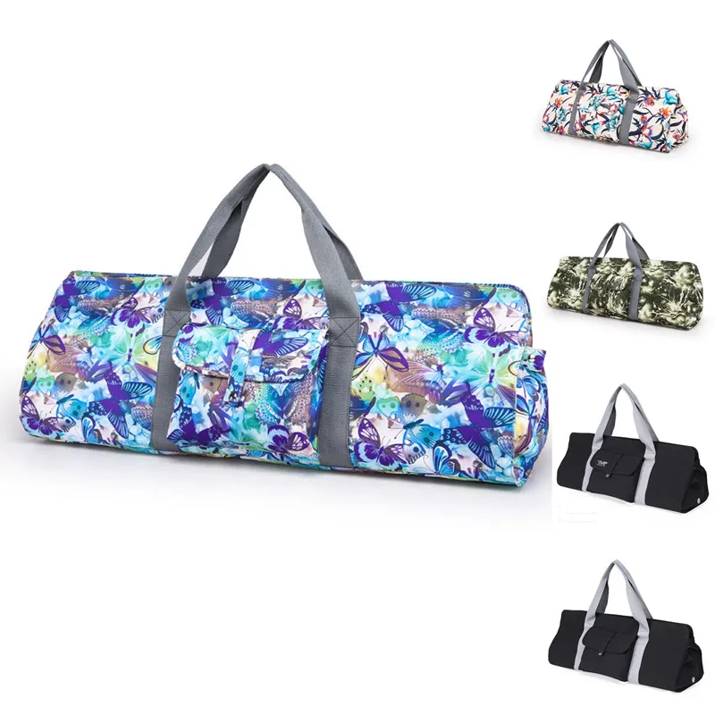 

Yoga Mat Bag Fits All Mats Comfortably (31.5"Lx8"W) With X-Large Capacity Multi-Functional Storage Pockets Dual Air-Flow Venting