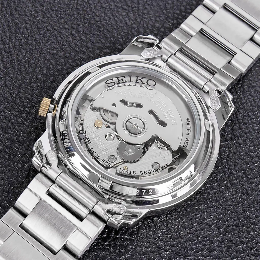 Seiko часы мужские 5 автоматические часы Топ бренд Роскошные спортивные мужские часы набор водонепроницаемые механические Военные часы relogio masculino84L