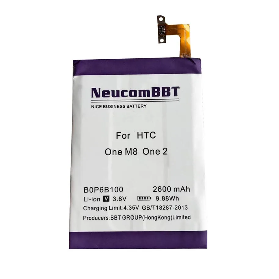 B0P6B100 батарея для HTC ONE M8 one 2 M8T M8X M8D E8 M8SW M8ST M8SD сменные батареи Bateria neucombt | Мобильные