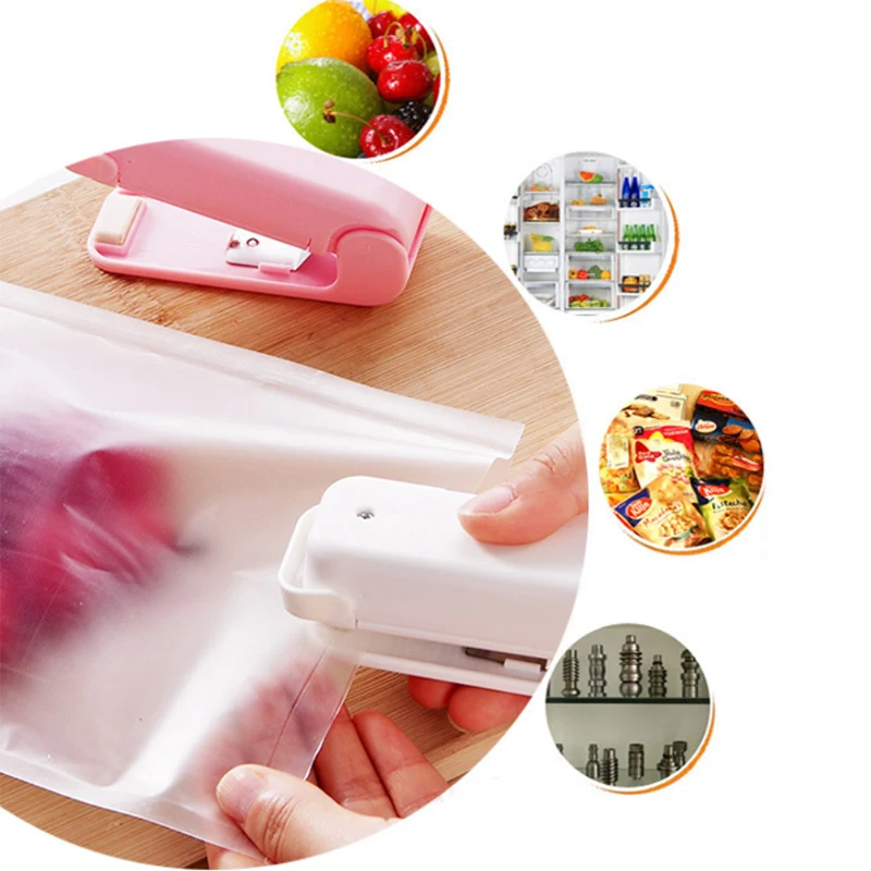 

1Piece Hot Selling Household Portable Mini Heat Sealing Machine Impulse Sealer Seal Packing Plastic Package Sealer Drop Shipping