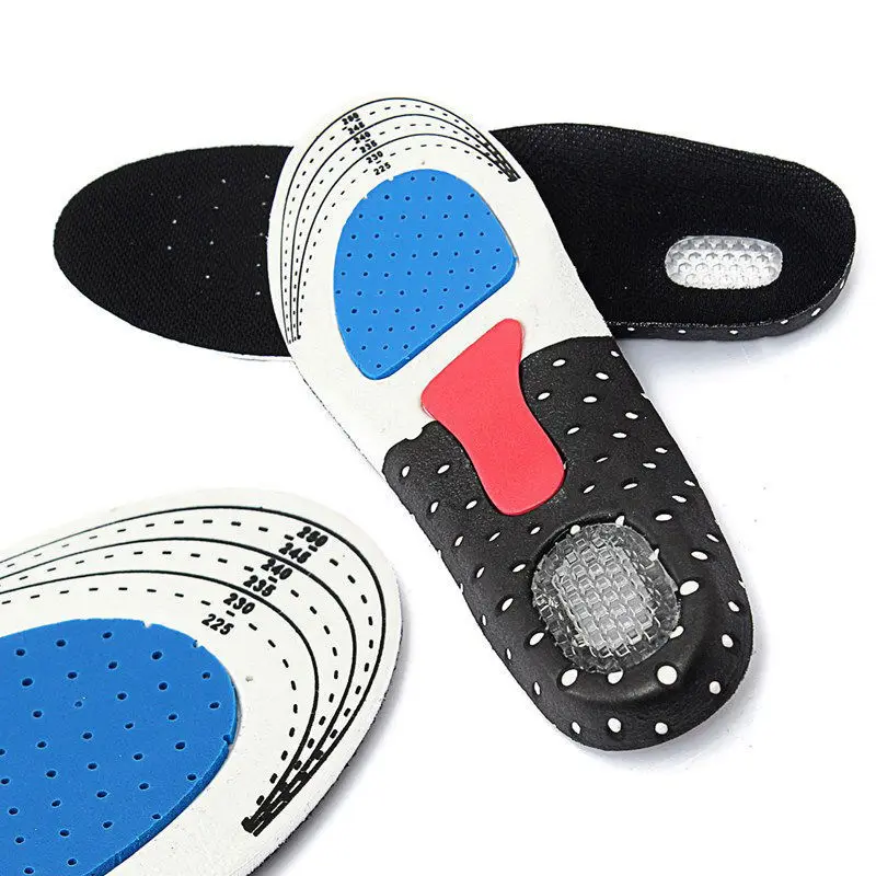 

1pair For Sport Shoes Pad Unisex Thickening Shock Absorption Basketball Football Shoes Pads Silicone Soft Insole arch suppor #5