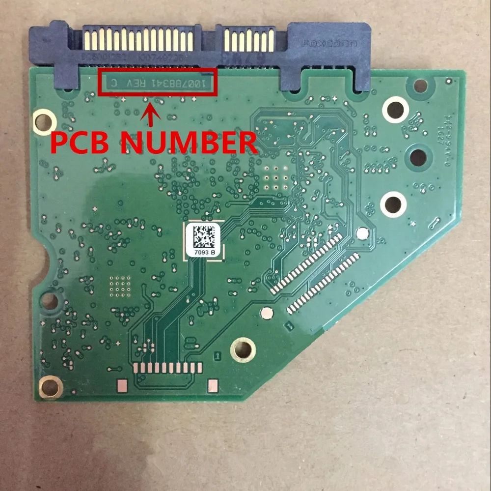 placa de circuito de disco rígido 100788341