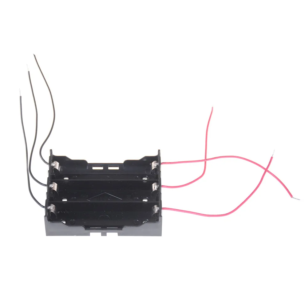 1 шт. Пластик батарейки держатель для хранения чехол 3x3 7 V 18650 Батарея с провод