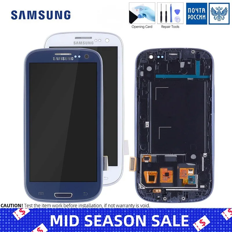 

i9300 LCD For SAMSUNG Galaxy S3 LCD Screen i9300i Display Screen Replacement For SAMSUNG Galaxy S3 LCD i9301 i9308i i9301i