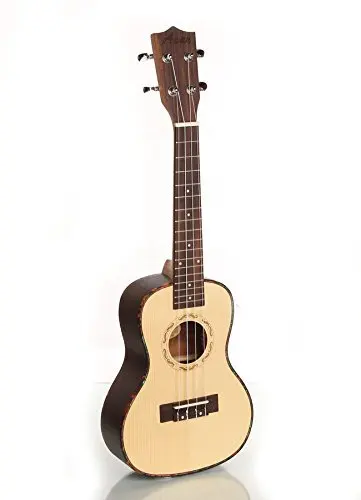 

High quality Ukulele Concert Ukulele 23 Ukulele Solid Top Spruce Wood Hawaii Small Guitar Musical Instruments+Bag